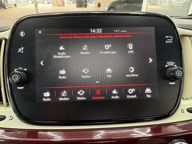 Fiat 500 LOUNGE PDC KLIMA TEMPOMAT ALU 