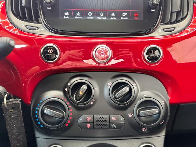Fiat 500 RED PANO TEMPOMAT KLIMAAUTOMATIK 
