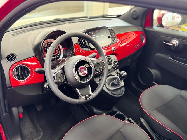 Fiat 500 RED PANO TEMPOMAT KLIMAAUTOMATIK 