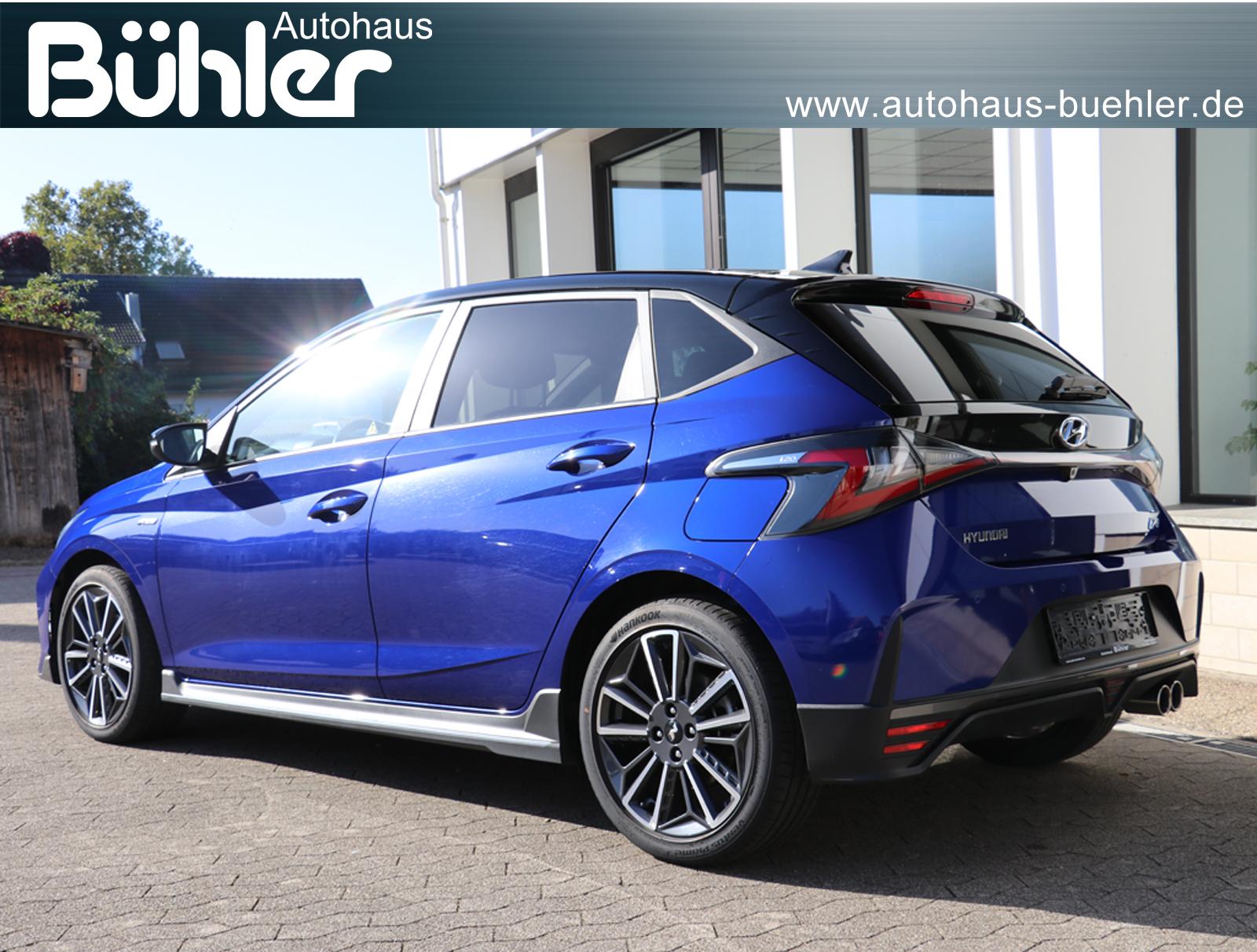 Hyundai i20 1.0 T-GDI N Line - Intense Blue Pearl/Phantom Black