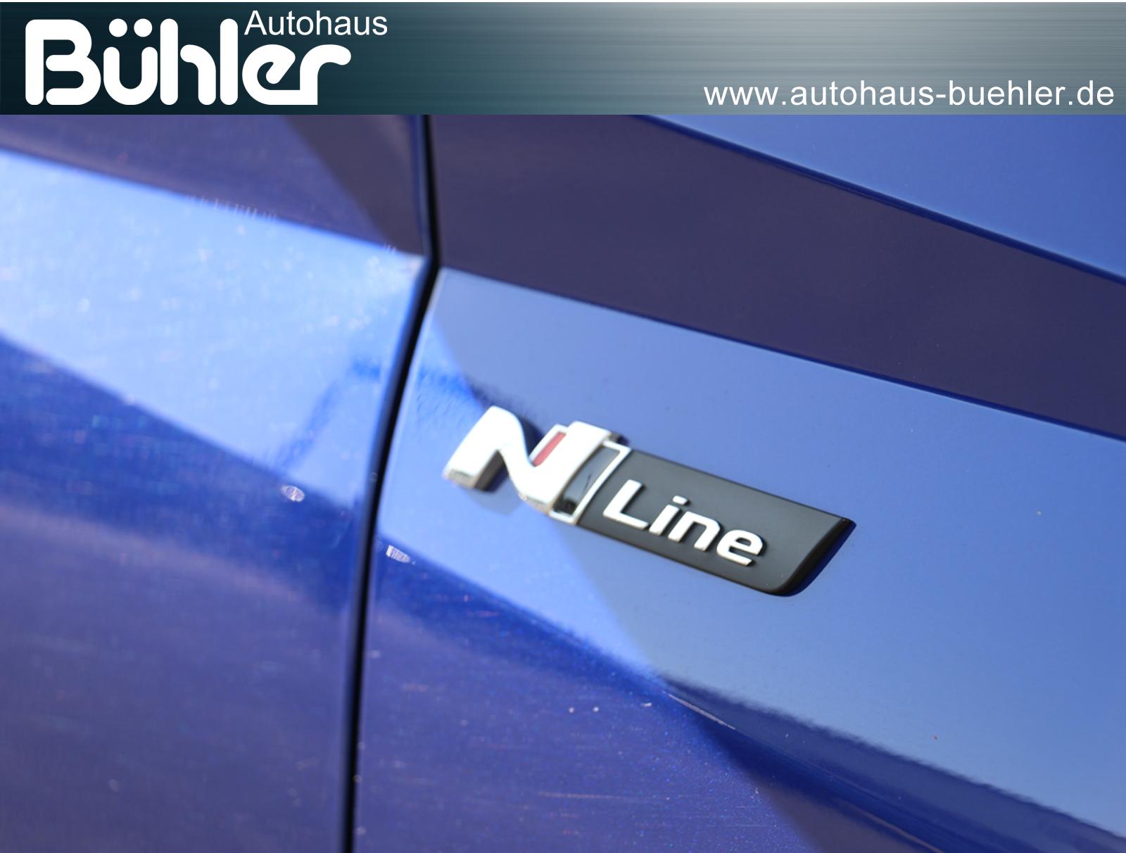 Hyundai i20 1.0 T-GDI N Line - Intense Blue Pearl/Phantom Black