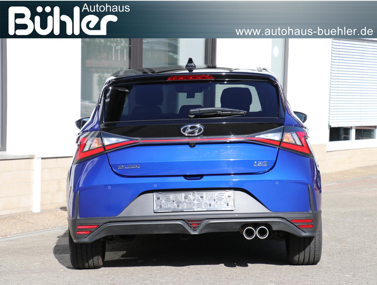 Hyundai i20 1.0 T-GDI N Line - Intense Blue Pearl/Phantom Black