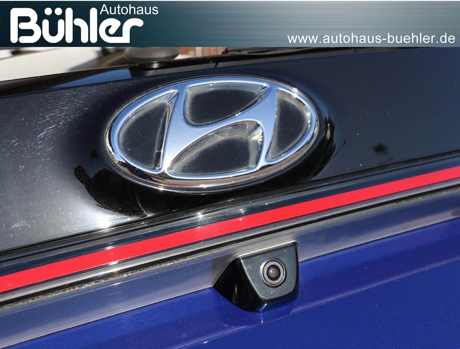 Hyundai i20 1.0 T-GDI N Line - Intense Blue Pearl/Phantom Black