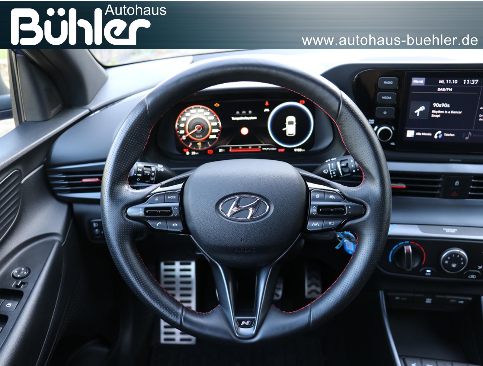 Hyundai i20 1.0 T-GDI N Line - Intense Blue Pearl/Phantom Black