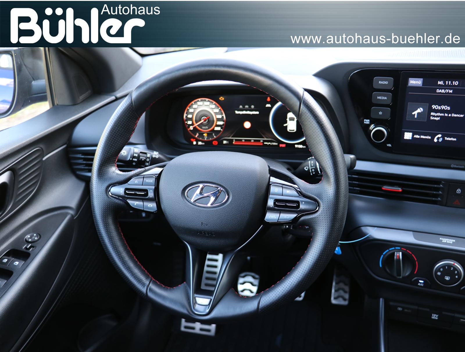 Hyundai i20 1.0 T-GDI N Line - Intense Blue Pearl/Phantom Black