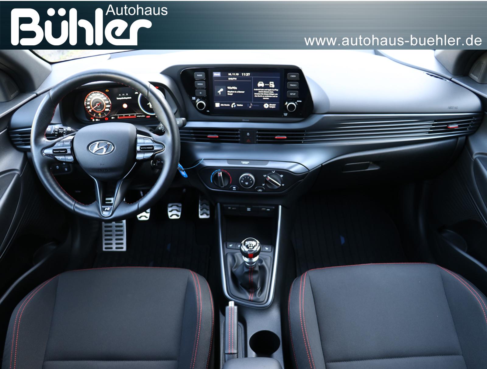 Hyundai i20 1.0 T-GDI N Line - Intense Blue Pearl/Phantom Black