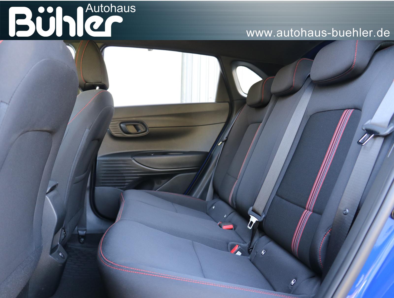 Hyundai i20 1.0 T-GDI N Line - Intense Blue Pearl/Phantom Black