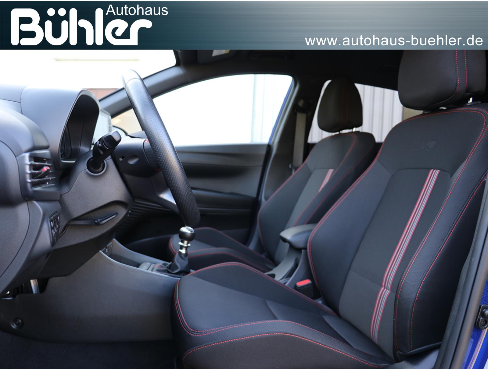 Hyundai i20 1.0 T-GDI N Line - Intense Blue Pearl/Phantom Black