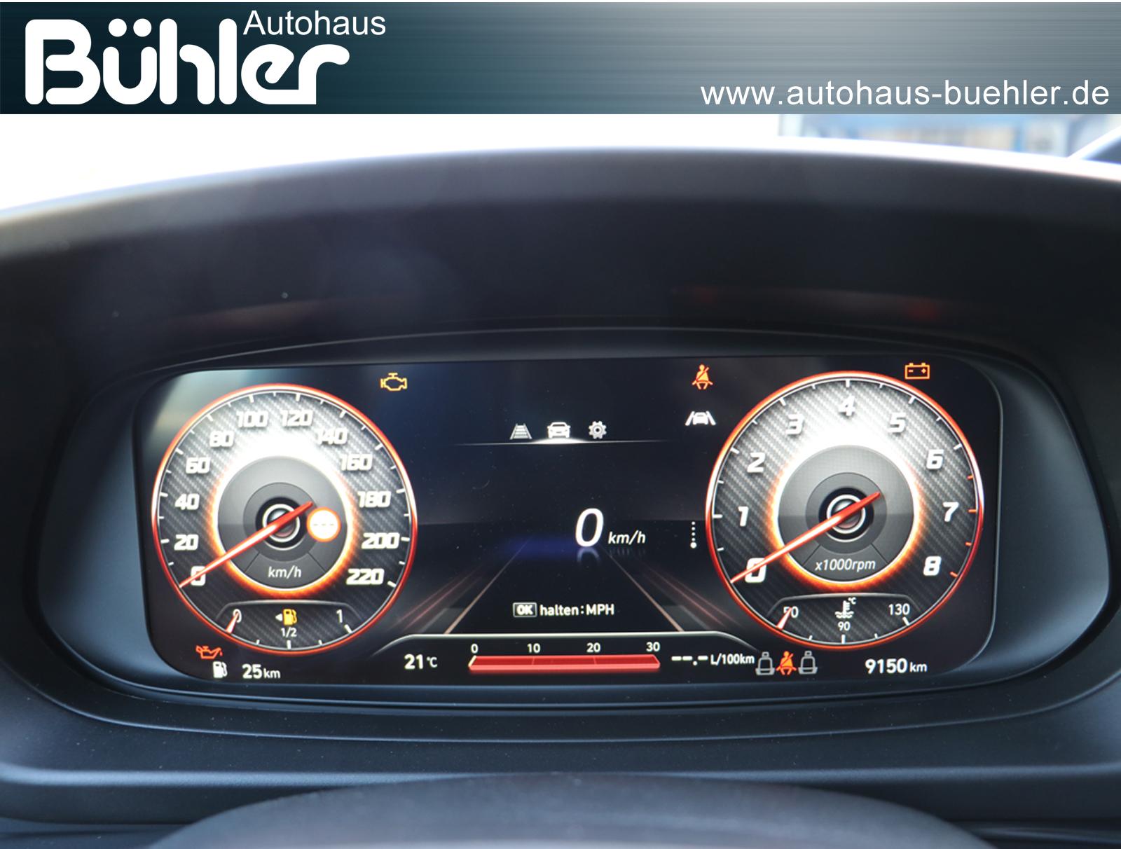 Hyundai i20 1.0 T-GDI N Line - Intense Blue Pearl/Phantom Black