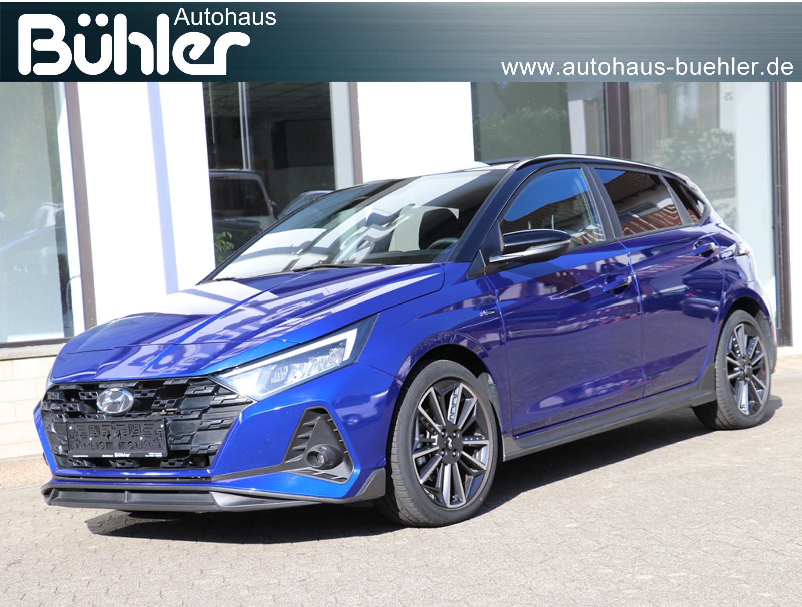 Hyundai i20 1.0 T-GDI N Line - Intense Blue Pearl/Phantom Black