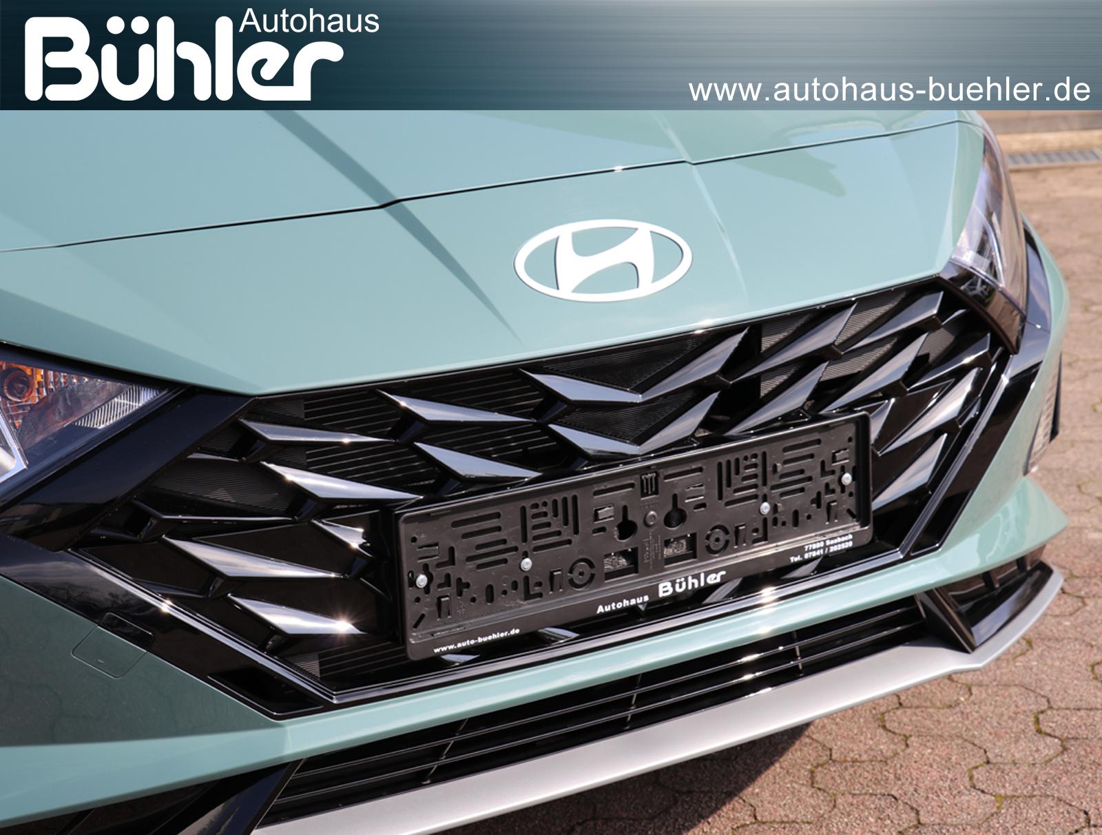 Hyundai i20 1.0 T-GDI DCT-Automatik Select - Mangrove Green Metallic