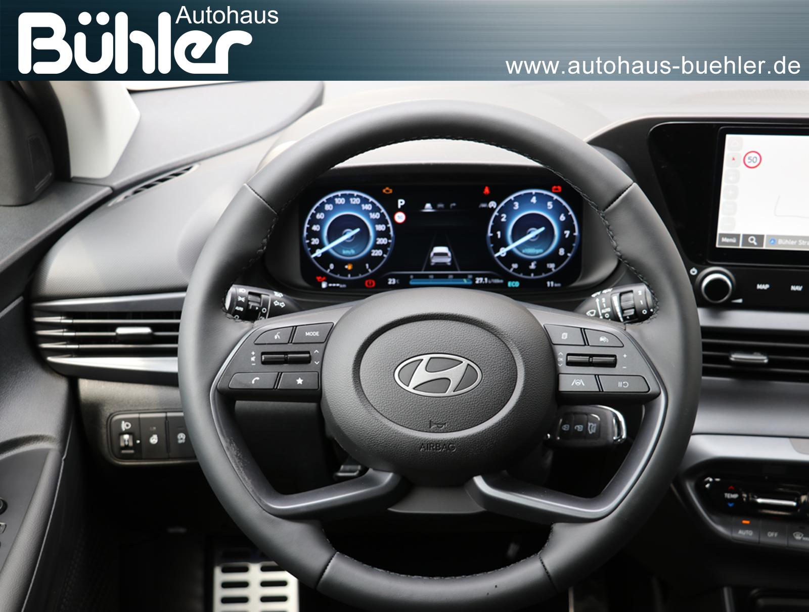 Hyundai Bayon 1.0 T-GDI DCT-Automatik Trend Plus - Meta Blue Mineraleffekt