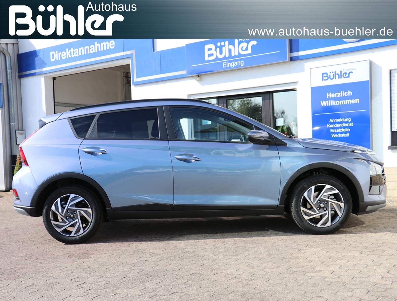 Hyundai Bayon 1.0 T-GDI DCT-Automatik Trend Plus - Meta Blue Mineraleffekt