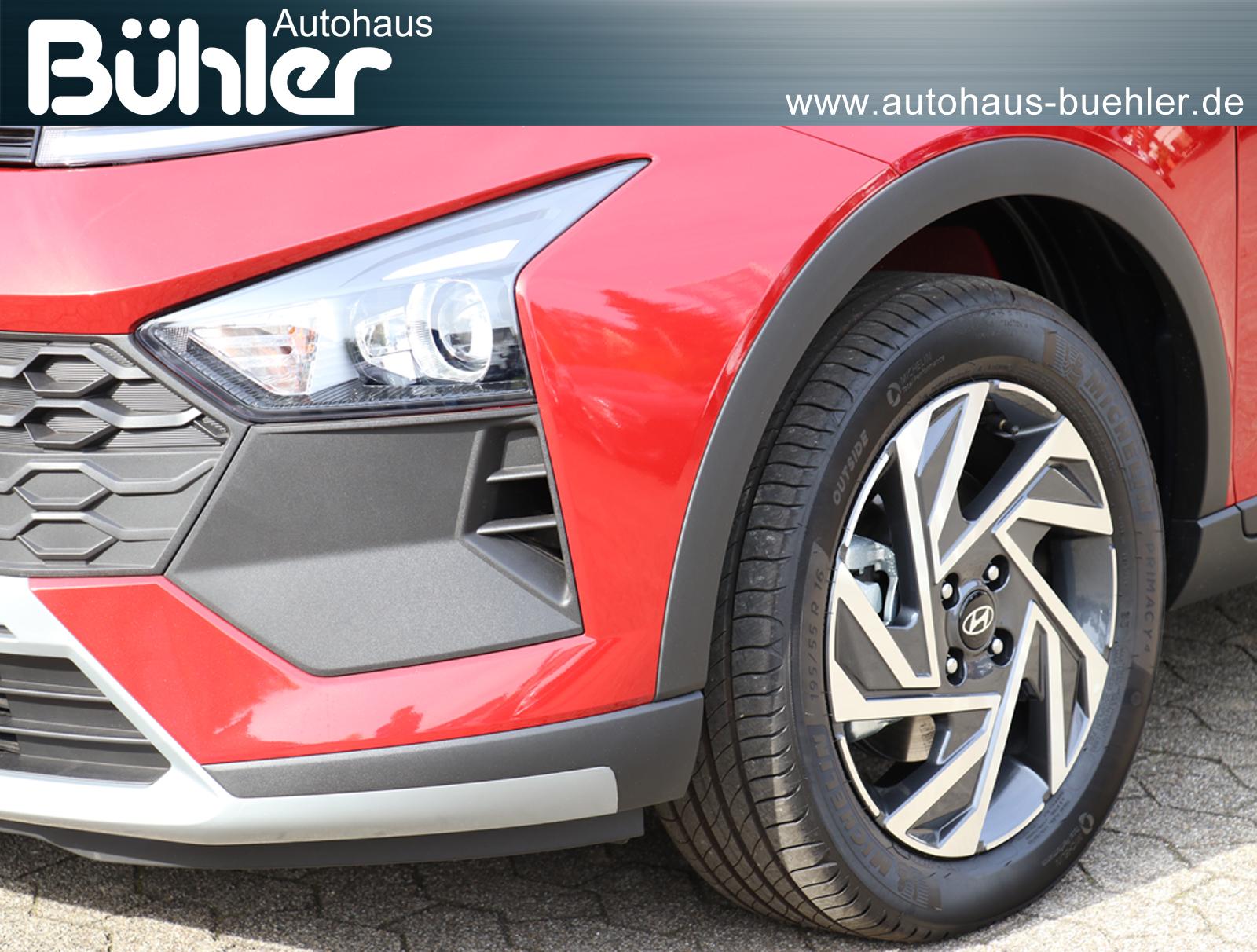 Hyundai Bayon 1.0 T-GDI DCT Automatik Select - Dragon Red Metallic
