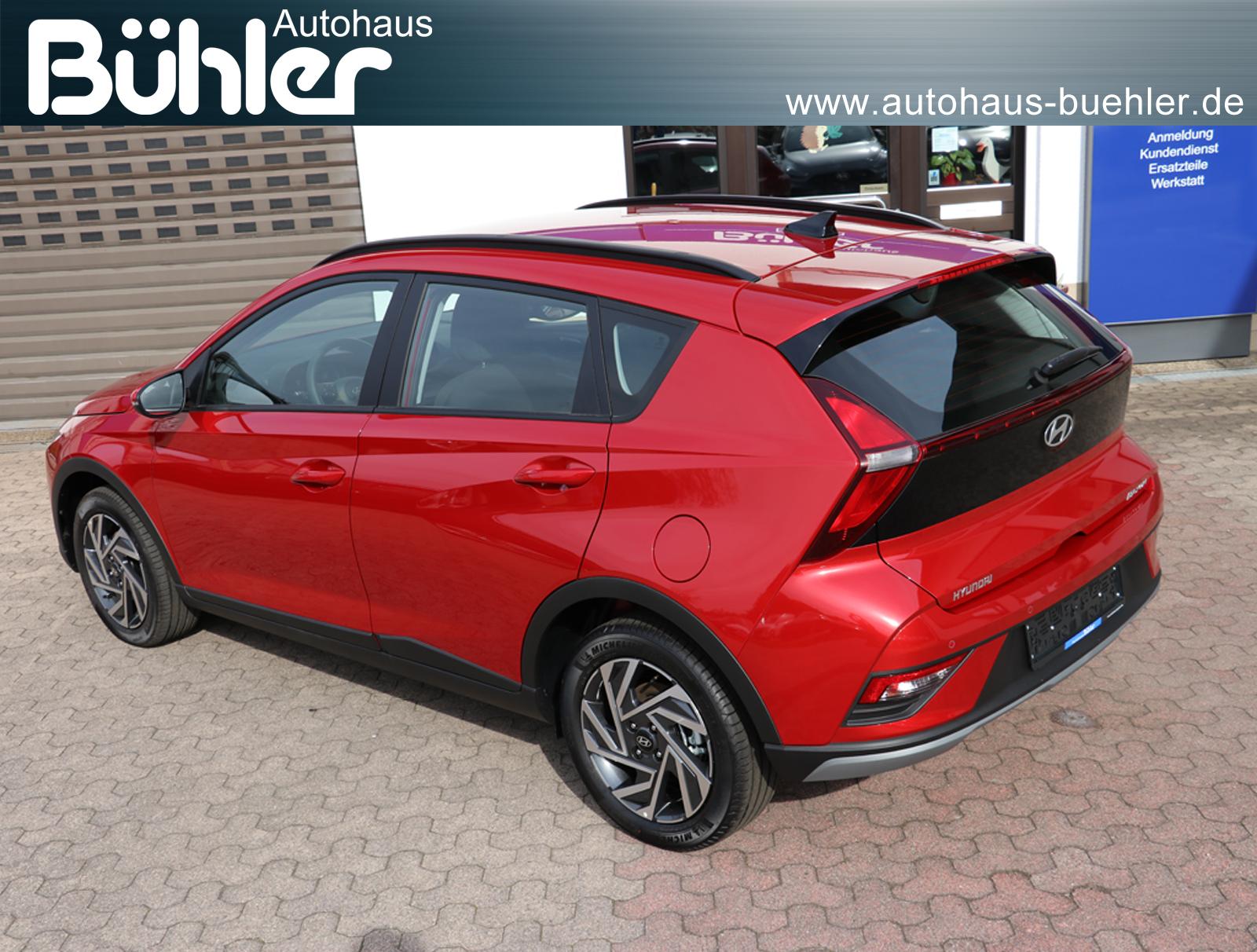 Hyundai Bayon 1.0 T-GDI DCT Automatik Select - Dragon Red Metallic