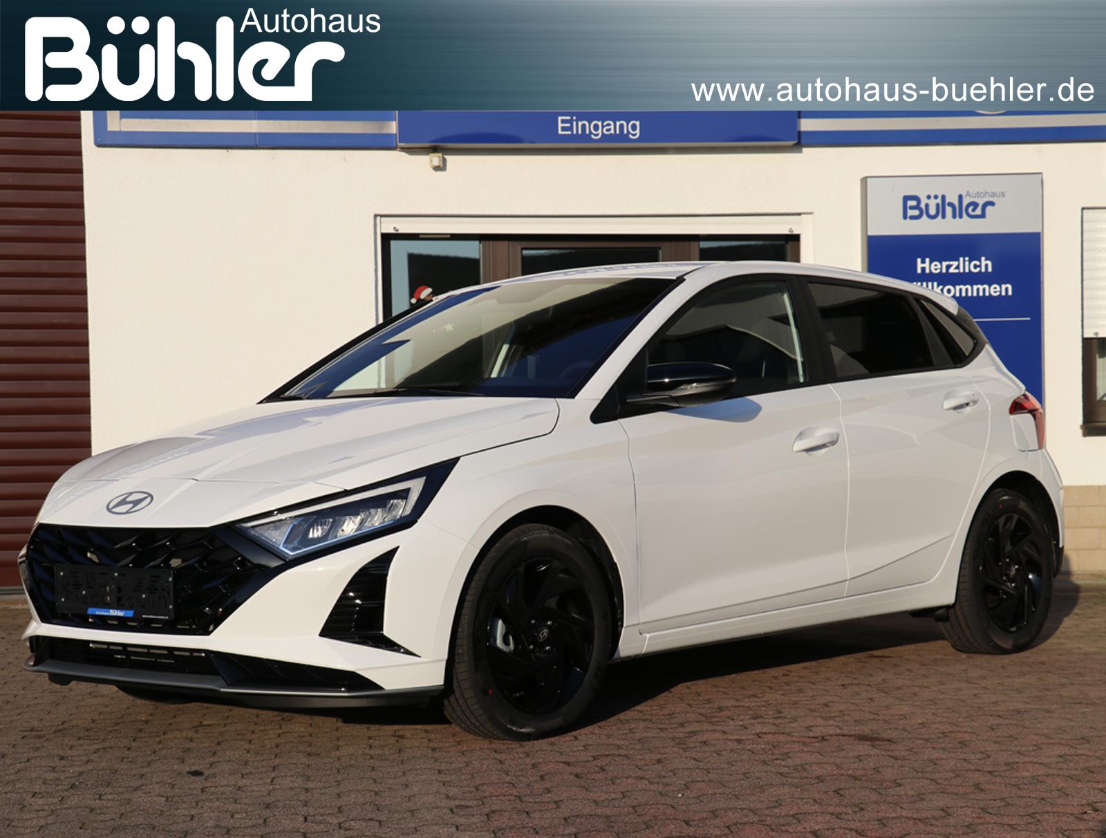 Hyundai i20 1.0 T-GDI DCT-Automatik Blackline - Atlas White
