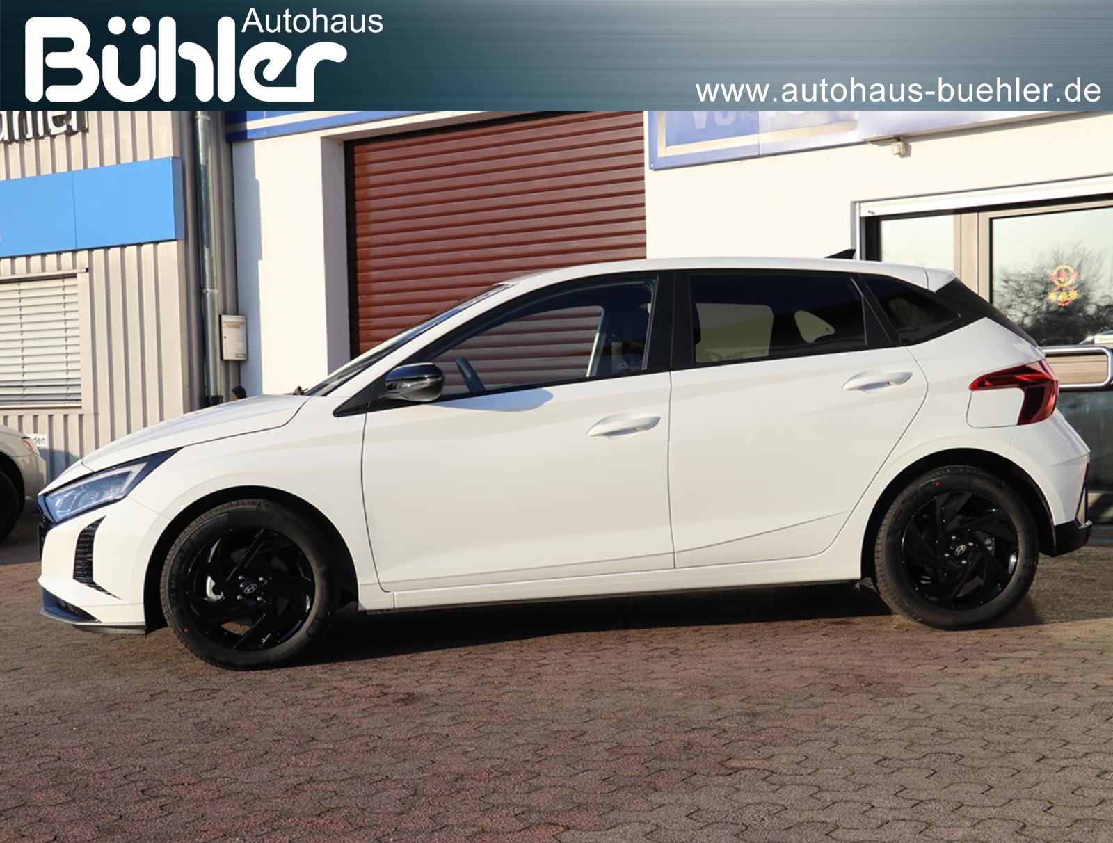 Hyundai i20 1.0 T-GDI DCT-Automatik Blackline - Atlas White