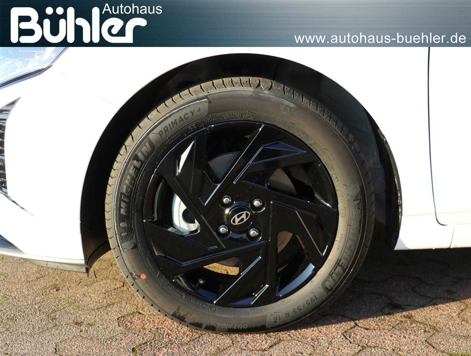 Hyundai i20 1.0 T-GDI DCT-Automatik Blackline - Atlas White