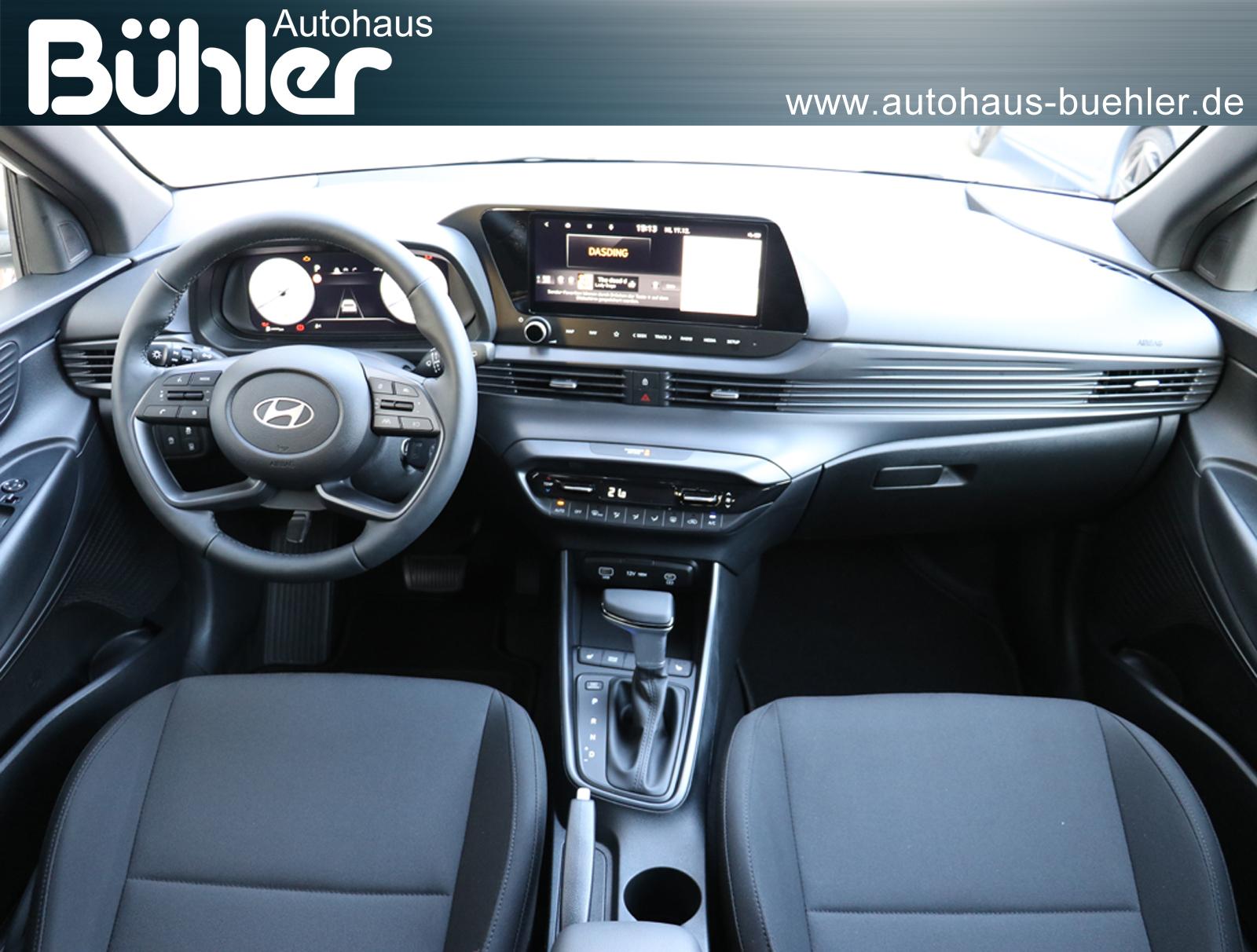 Hyundai i20 1.0 T-GDI DCT-Automatik Blackline - Atlas White