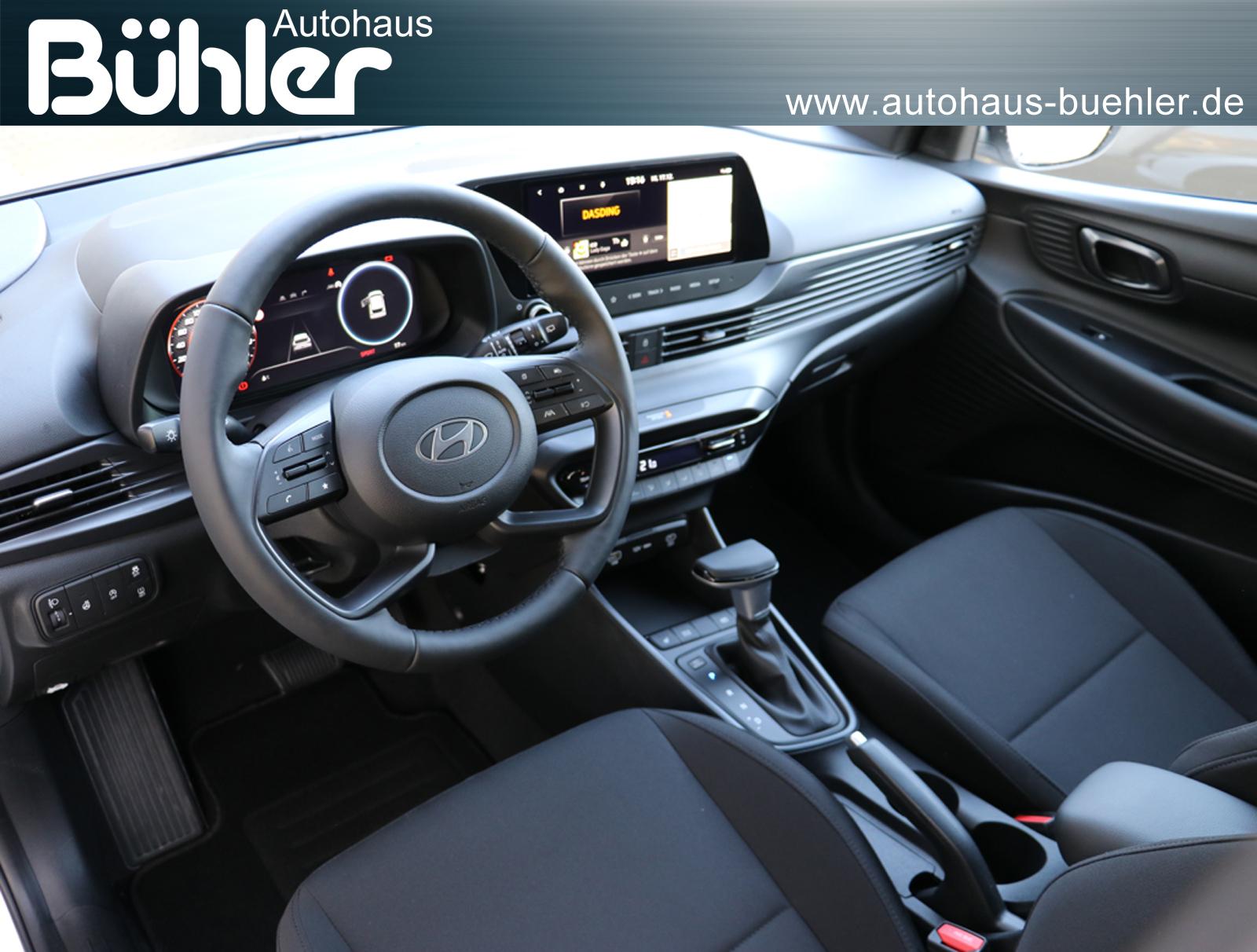 Hyundai i20 1.0 T-GDI DCT-Automatik Blackline - Atlas White