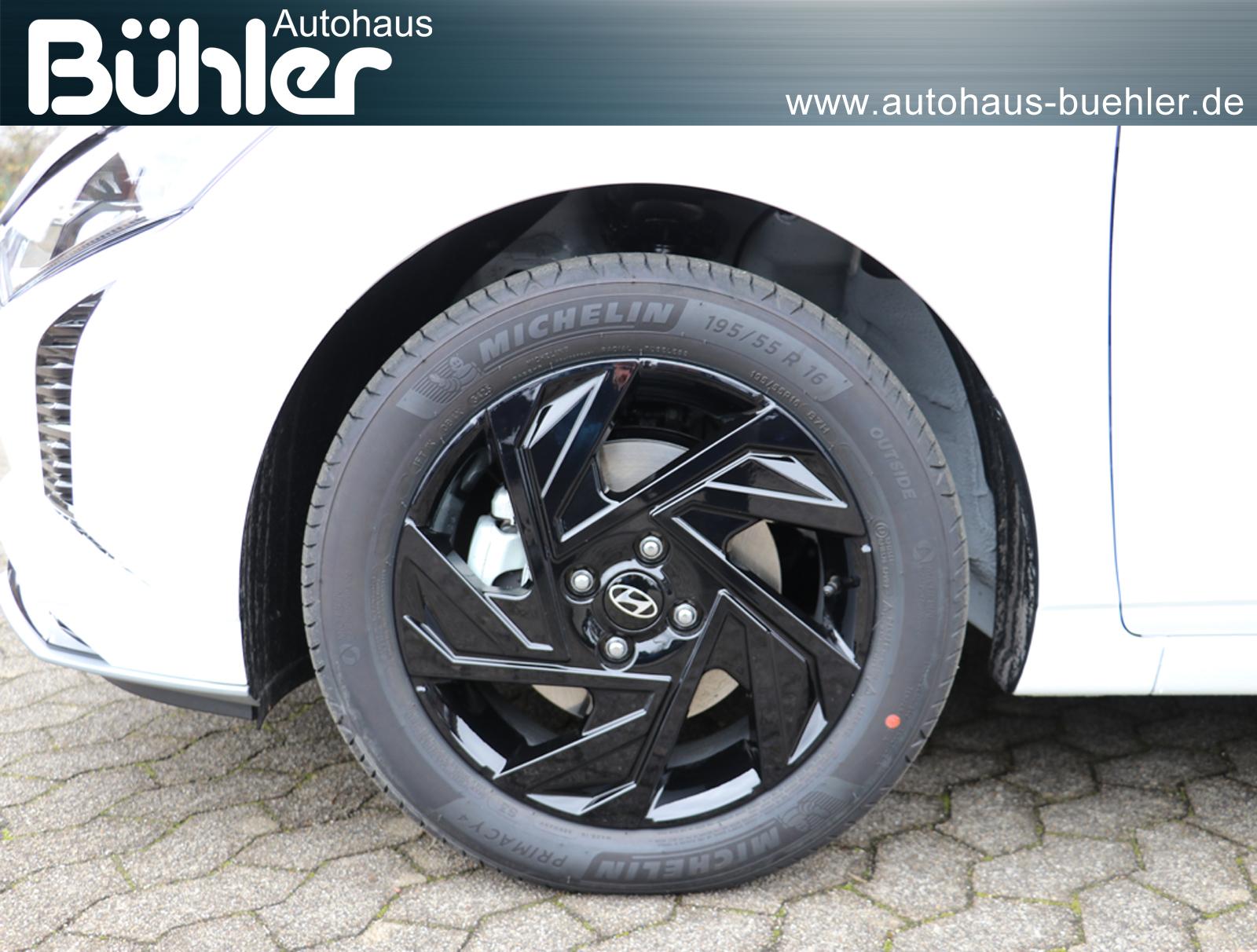 Hyundai i20 1.0 T-GDI DCT-Automatik Blackline - Atlas White