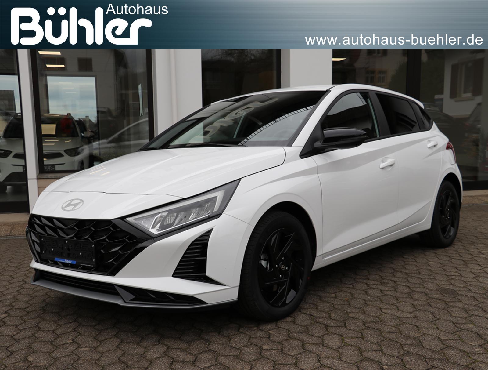 Hyundai i20 1.0 T-GDI DCT-Automatik Blackline - Atlas White