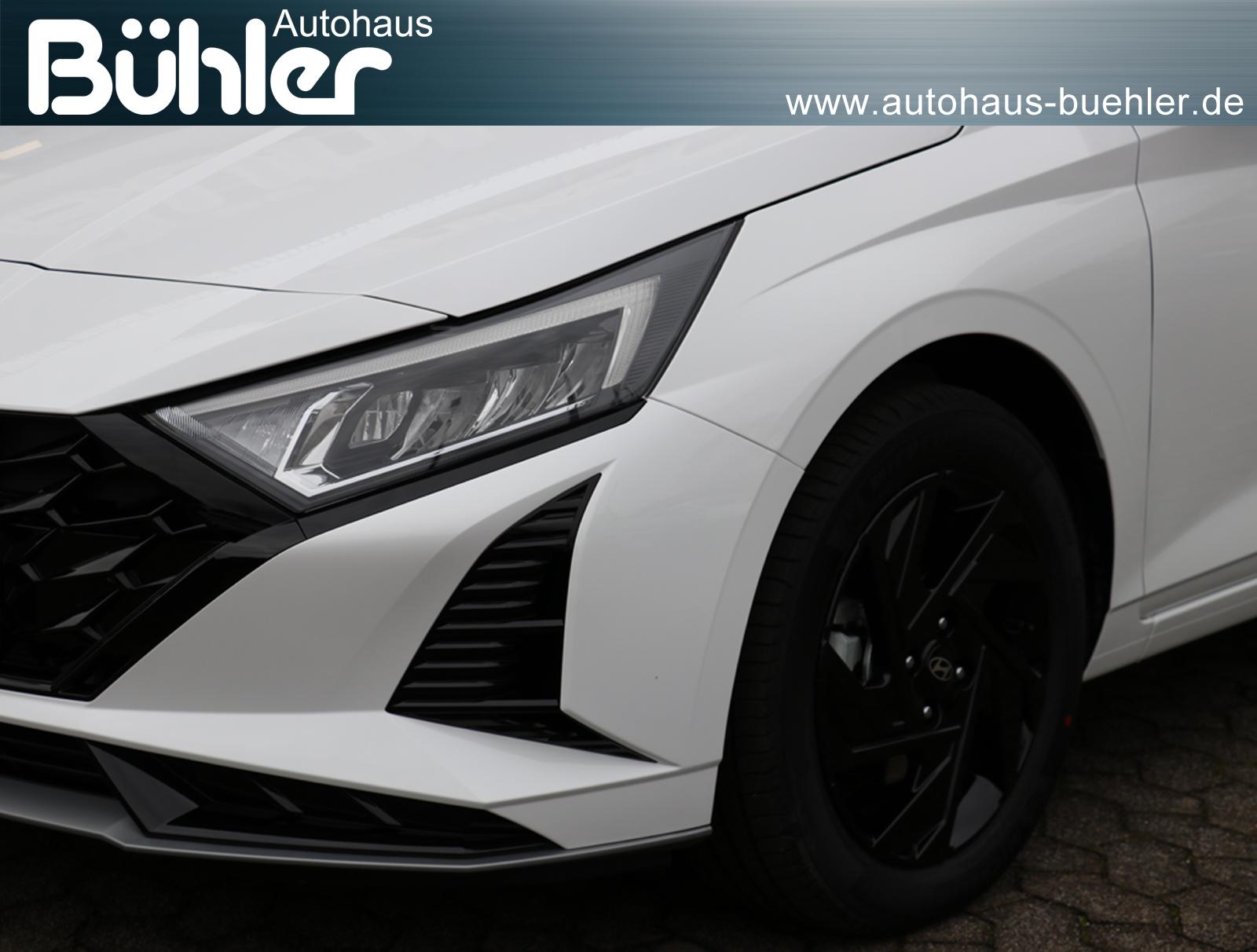 Hyundai i20 1.0 T-GDI DCT-Automatik Blackline - Atlas White