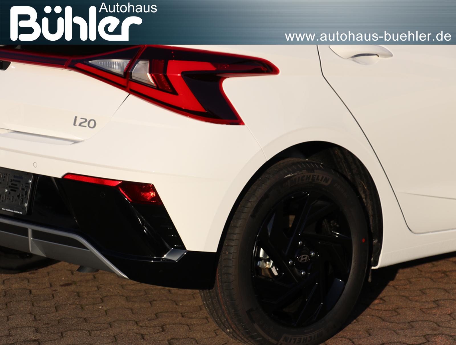Hyundai i20 1.0 T-GDI DCT-Automatik Blackline - Atlas White