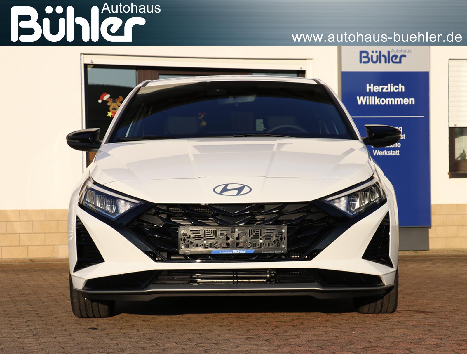 Hyundai i20 1.0 T-GDI DCT-Automatik Blackline - Atlas White
