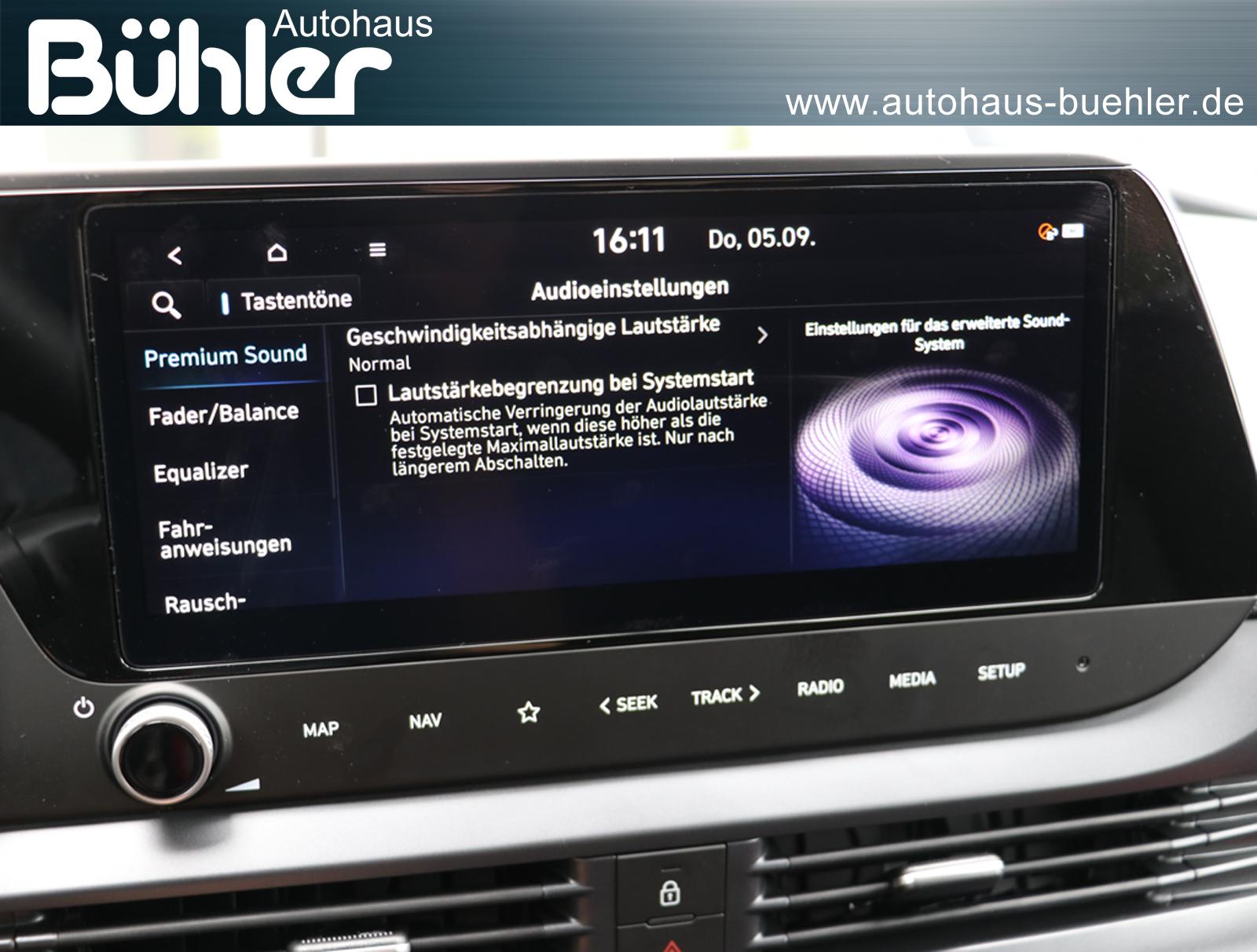 Hyundai i20 1.0 T-GDI DCT-Automatik Blackline - Atlas White