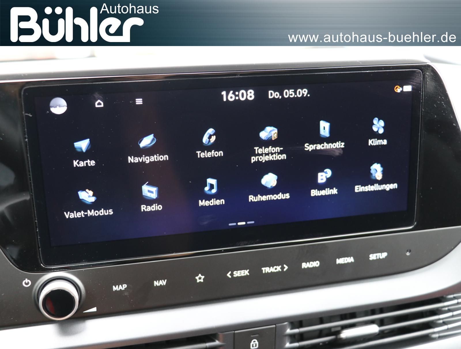 Hyundai i20 1.0 T-GDI DCT-Automatik Blackline - Atlas White