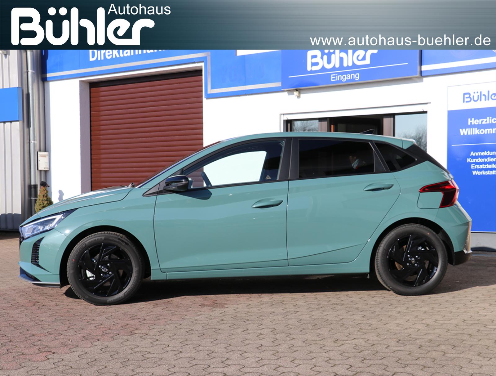 Hyundai i20 1.0 T-GDI DCT Automatik Blackline - Mangrove Green Mineraleffekt
