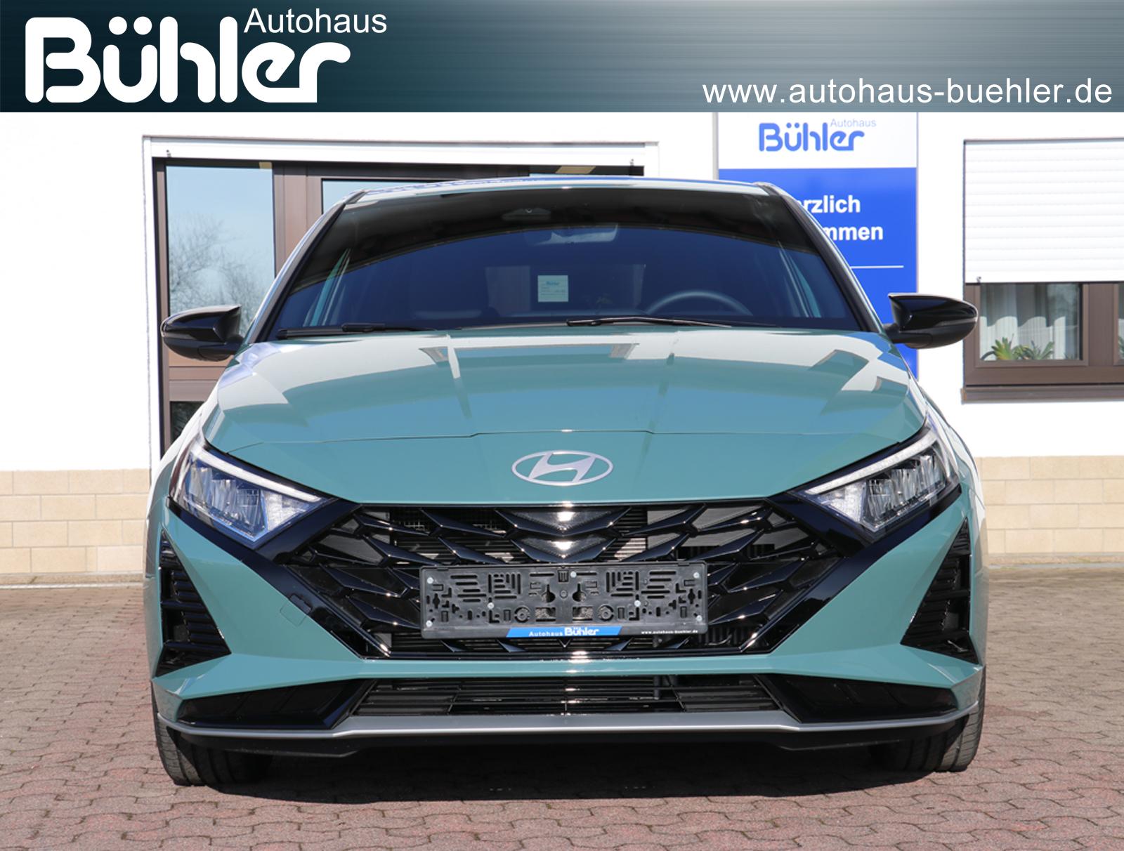 Hyundai i20 1.0 T-GDI DCT Automatik Blackline - Mangrove Green Mineraleffekt