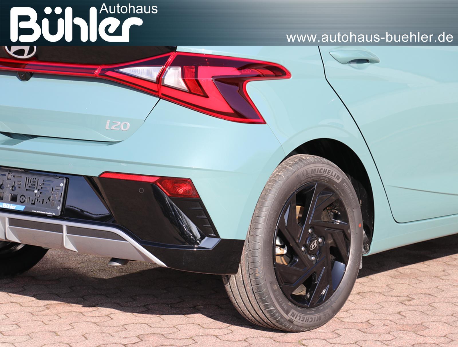 Hyundai i20 1.0 T-GDI DCT Automatik Blackline - Mangrove Green Mineraleffekt