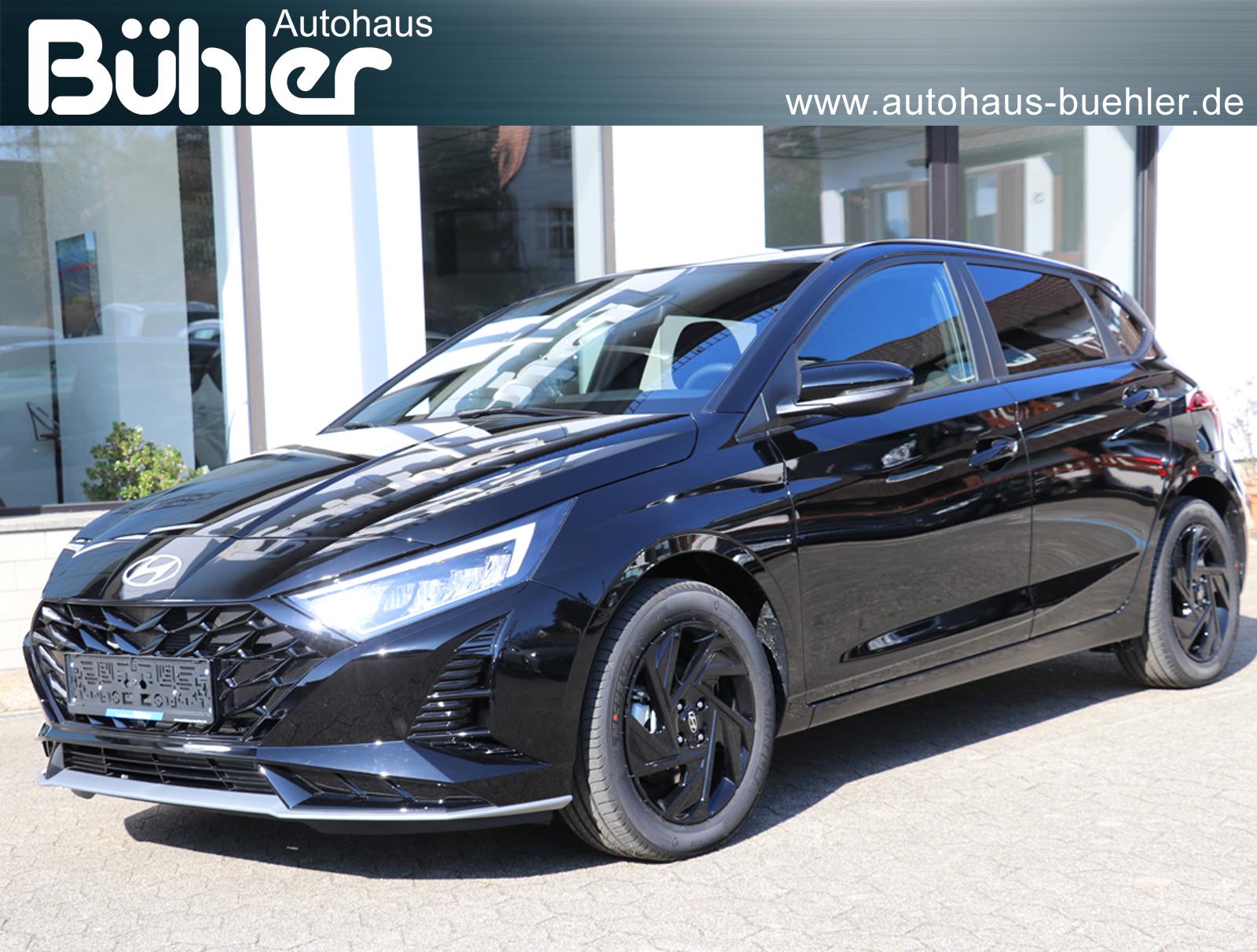 Hyundai i20 1.0 T-GDI DCT Automatik Blackline - Phantom Black Mineraleffekt