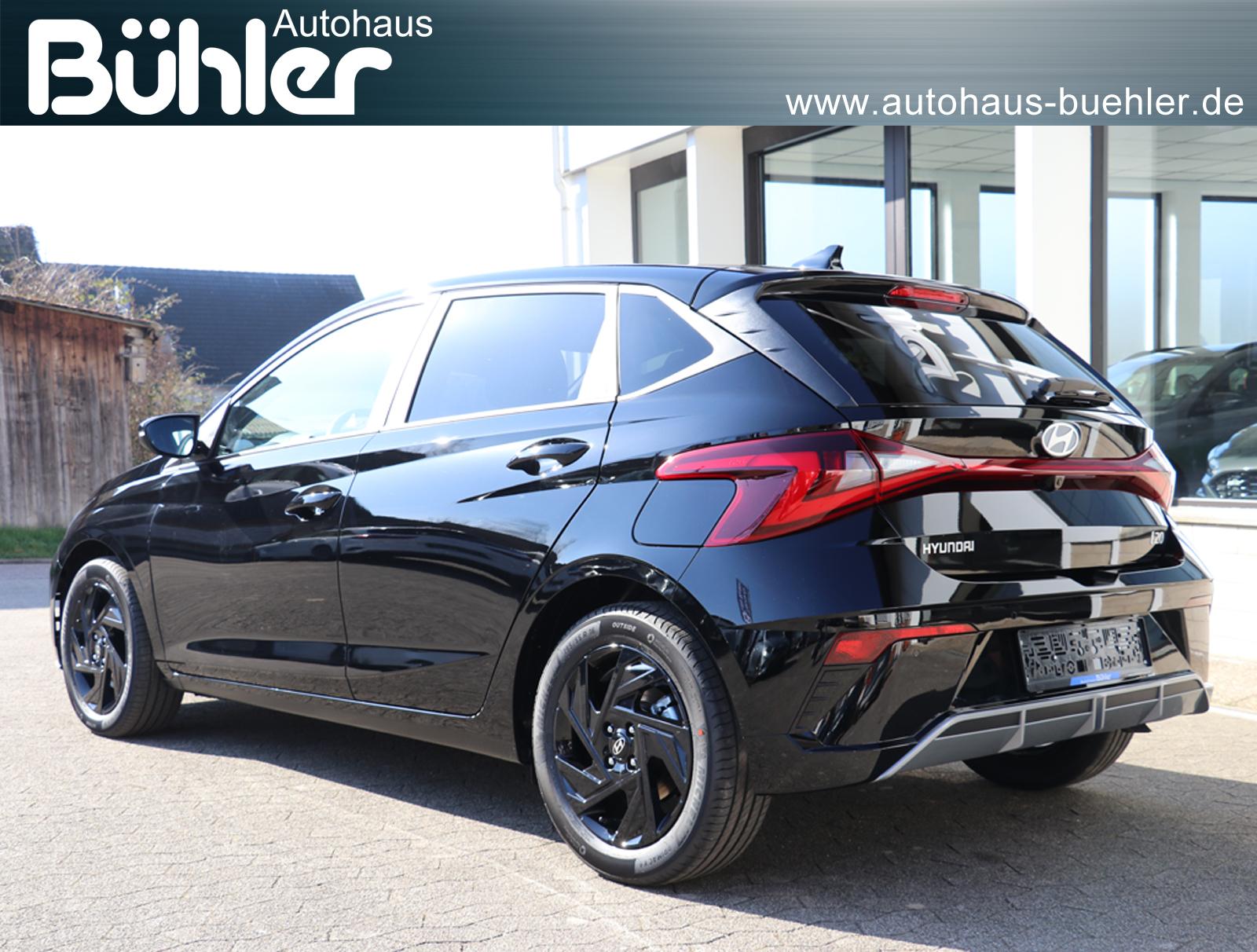 Hyundai i20 1.0 T-GDI DCT Automatik Blackline - Phantom Black Mineraleffekt