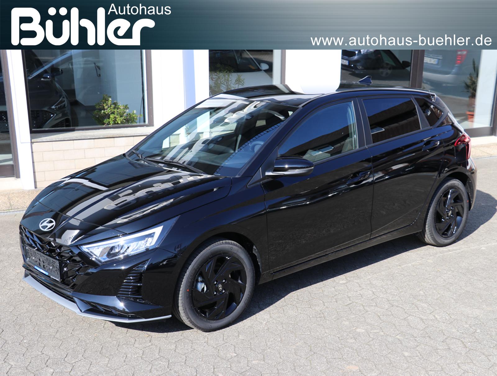 Hyundai i20 1.0 T-GDI DCT Automatik Blackline - Phantom Black Mineraleffekt