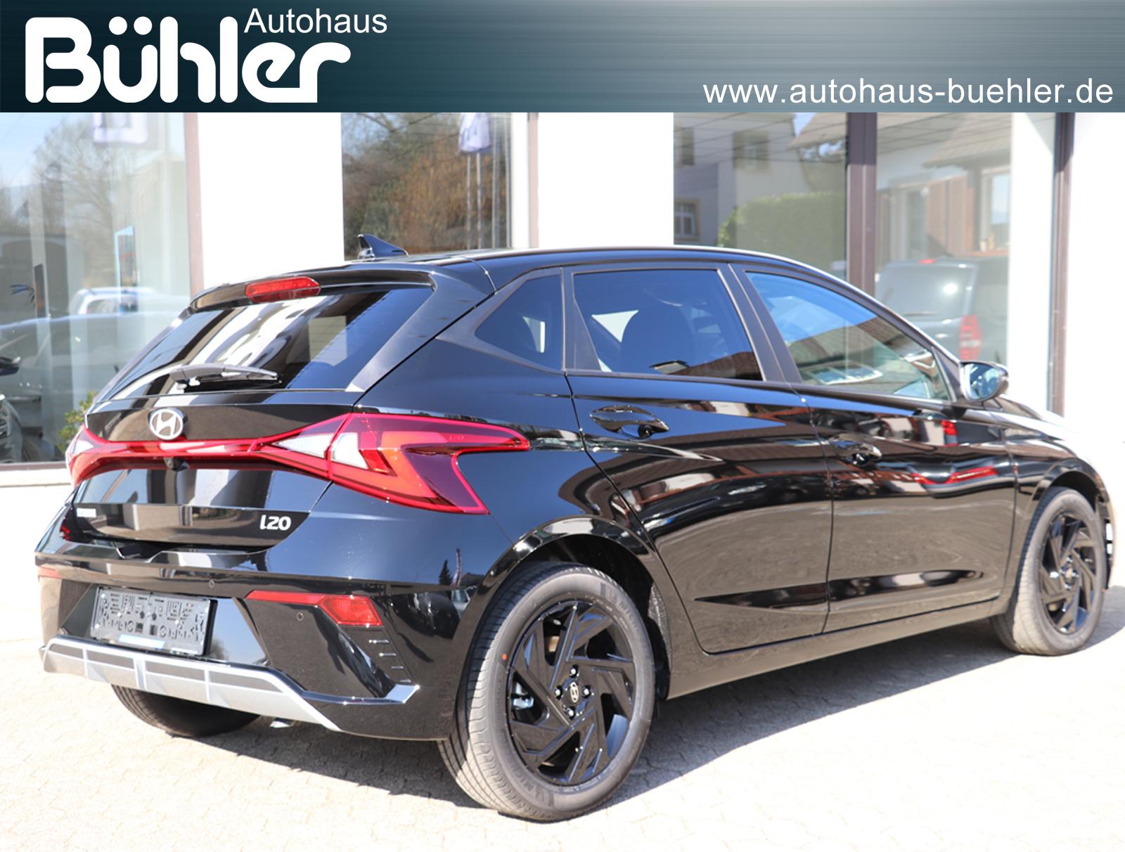 Hyundai i20 1.0 T-GDI DCT Automatik Blackline - Phantom Black Mineraleffekt