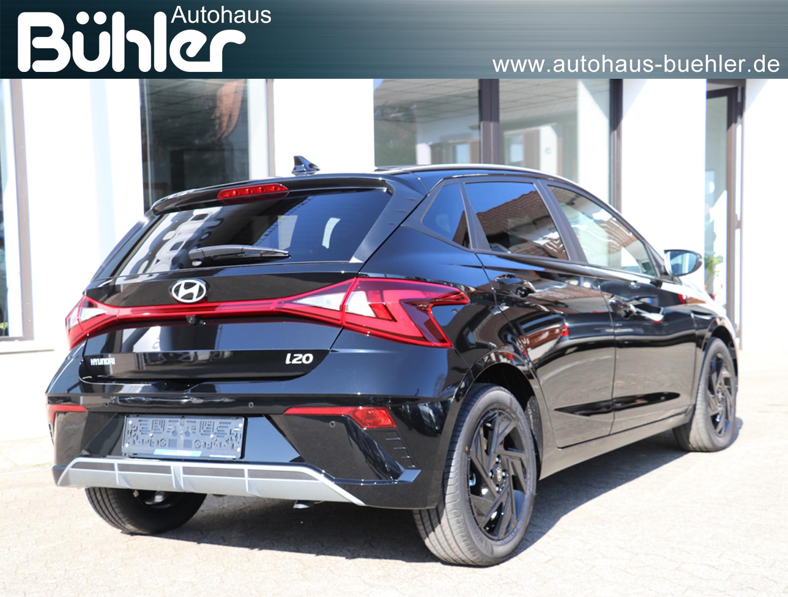 Hyundai i20 1.0 T-GDI DCT Automatik Blackline - Phantom Black Mineraleffekt