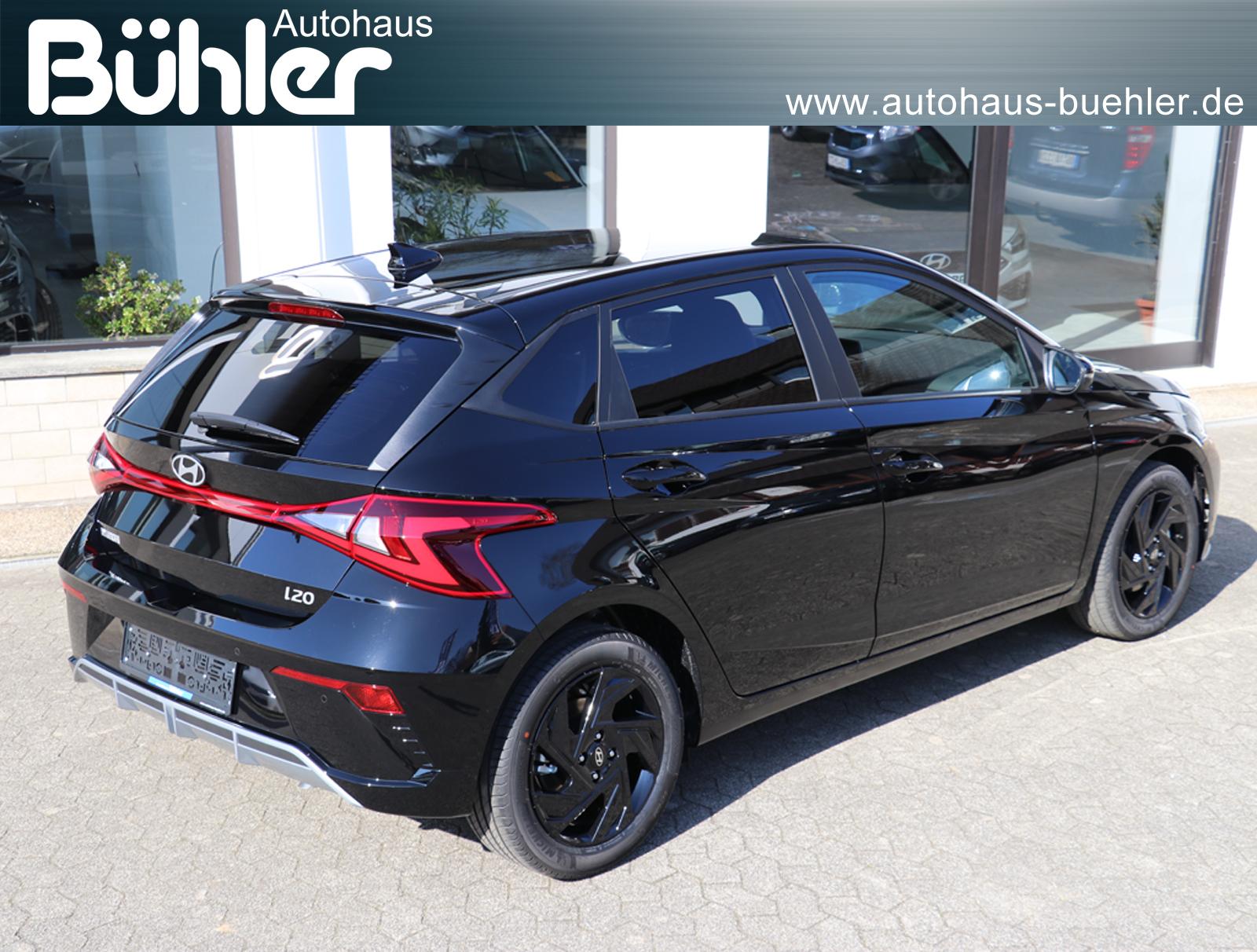 Hyundai i20 1.0 T-GDI DCT Automatik Blackline - Phantom Black Mineraleffekt