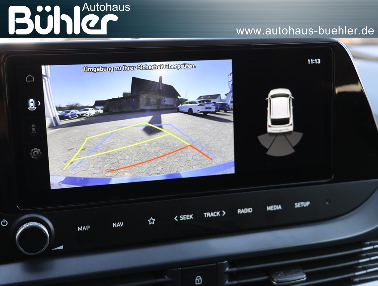 Hyundai i20 1.0 T-GDI DCT Automatik Blackline - Vibrant Blue Mineraleffekt