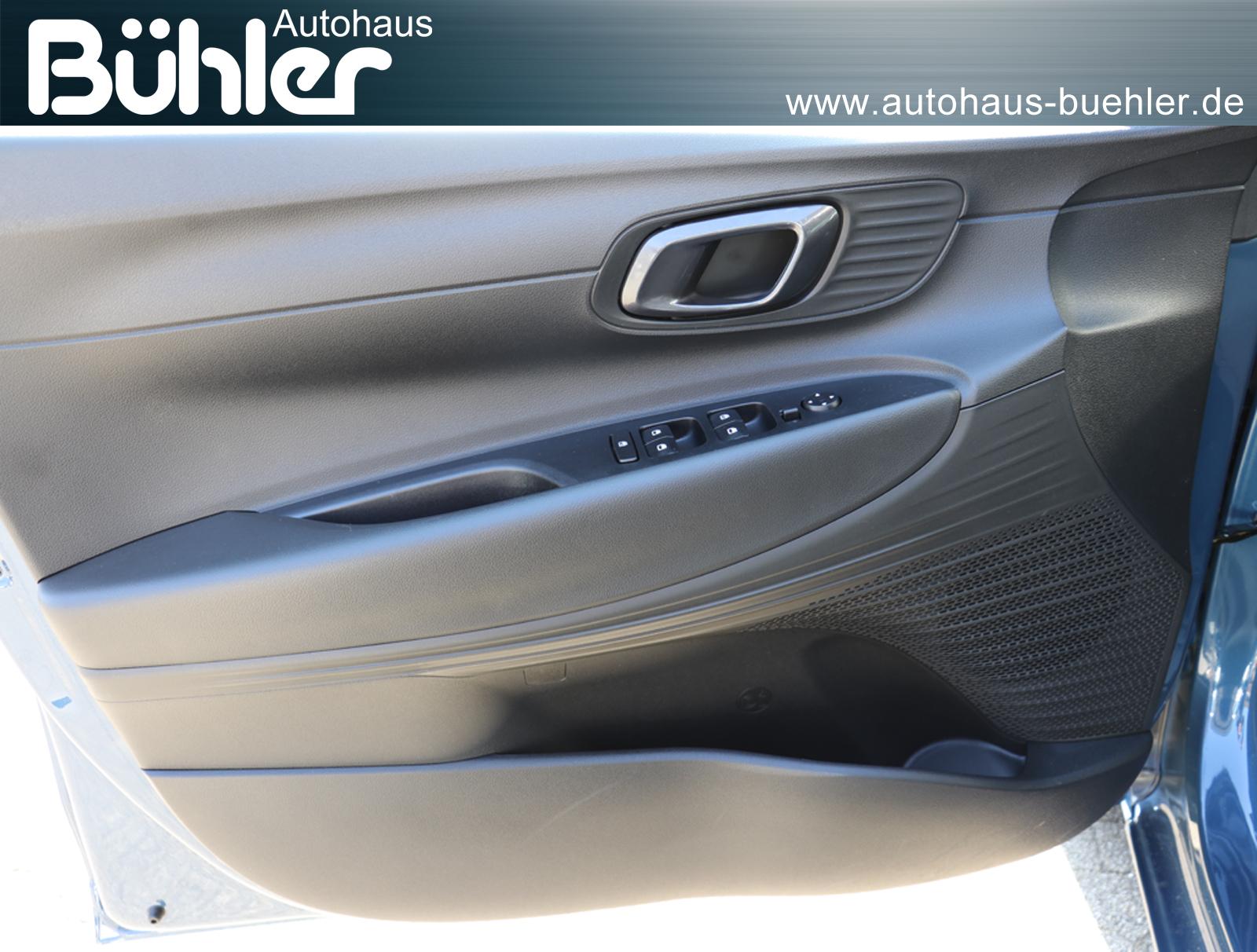 Hyundai i20 1.0 T-GDI DCT Automatik Blackline - Vibrant Blue Mineraleffekt