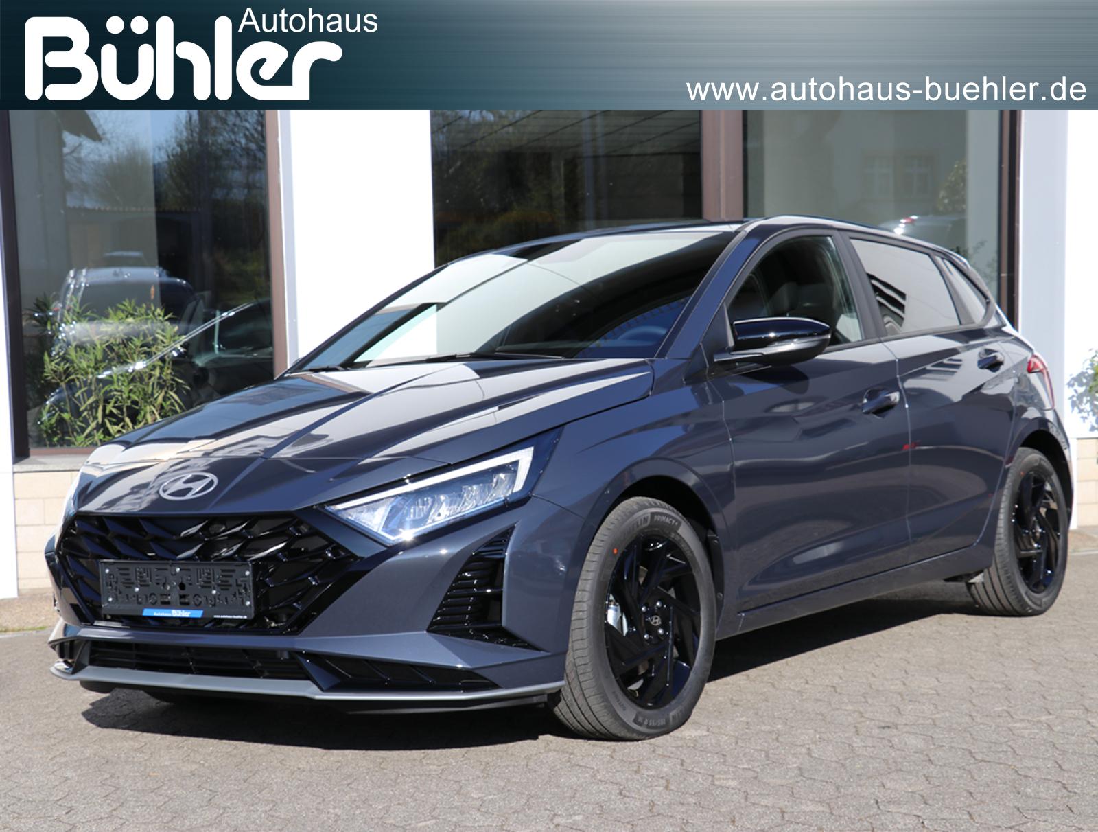Hyundai i20 1.0 T-GDI Blackline - Aurora Grey Mineraleffekt