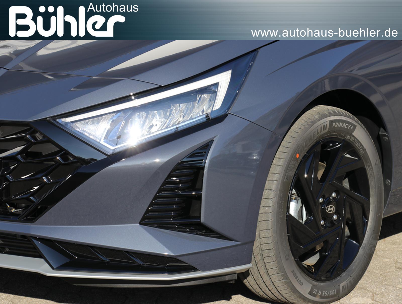 Hyundai i20 1.0 T-GDI Blackline - Aurora Grey Mineraleffekt