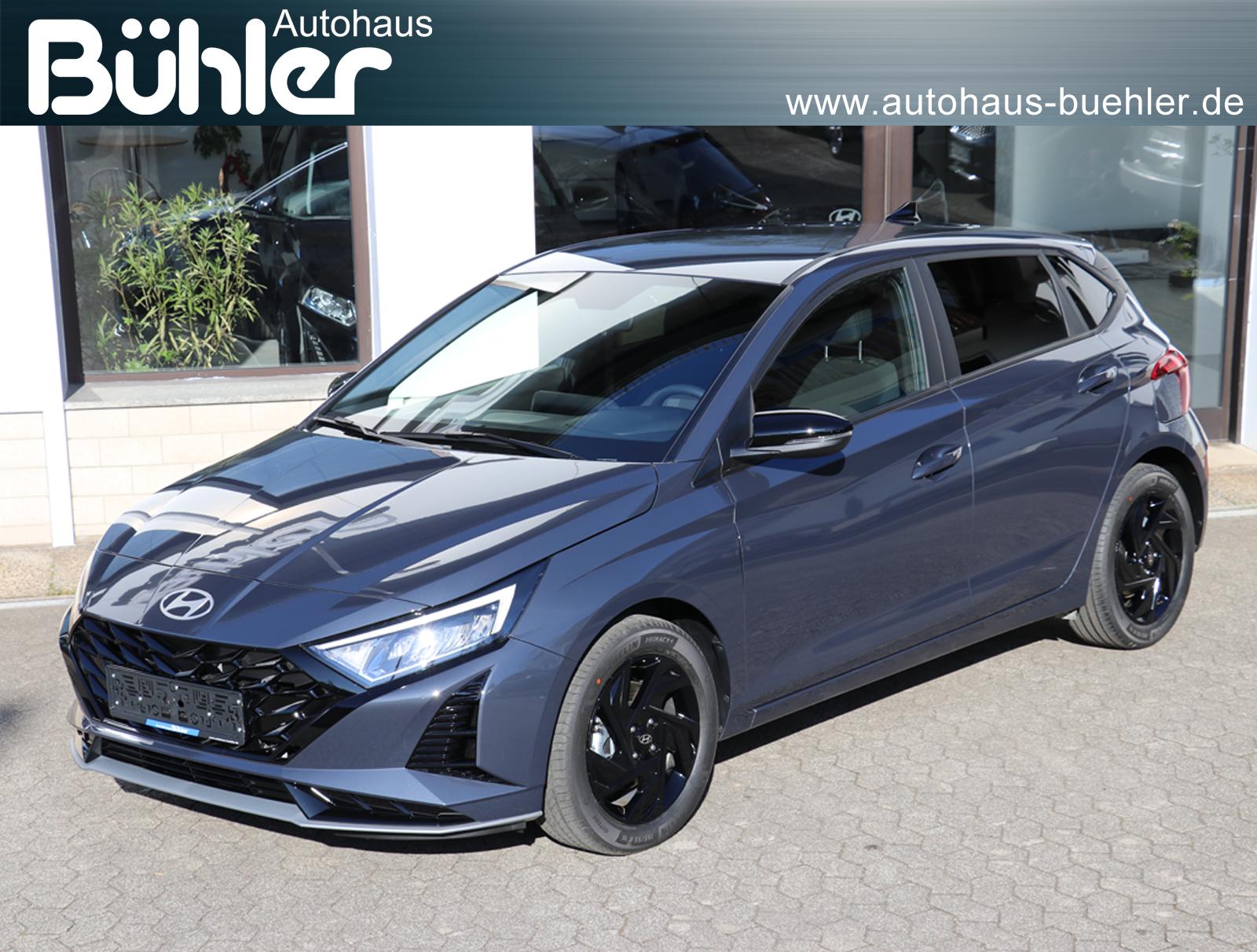 Hyundai i20 1.0 T-GDI Blackline - Aurora Grey Mineraleffekt