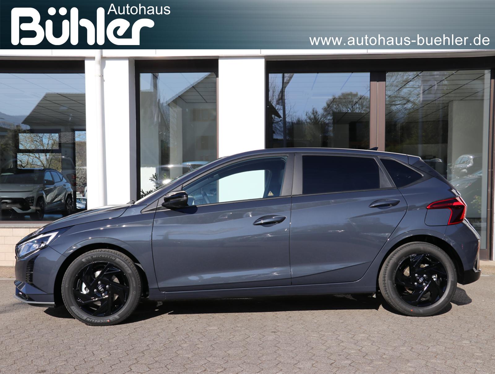 Hyundai i20 1.0 T-GDI Blackline - Aurora Grey Mineraleffekt