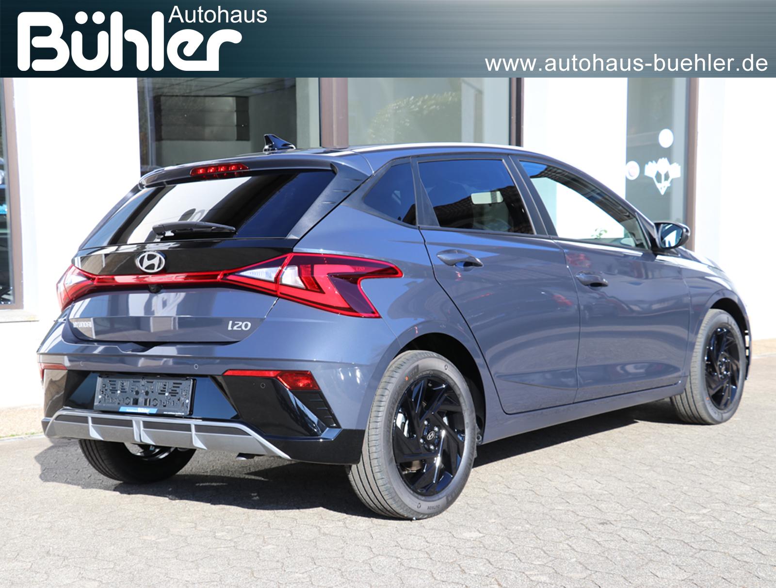 Hyundai i20 1.0 T-GDI Blackline - Aurora Grey Mineraleffekt