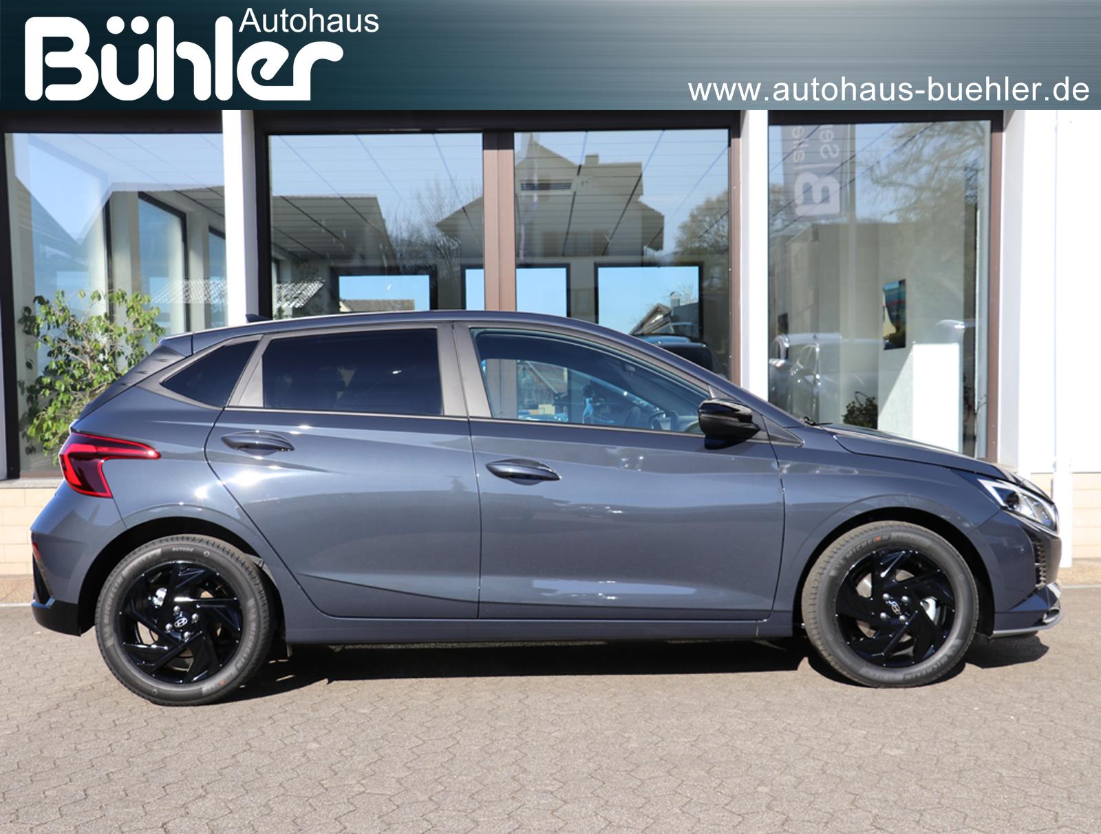 Hyundai i20 1.0 T-GDI Blackline - Aurora Grey Mineraleffekt