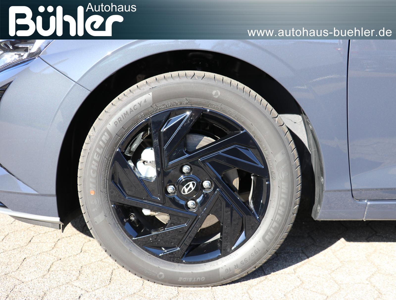 Hyundai i20 1.0 T-GDI Blackline - Aurora Grey Mineraleffekt