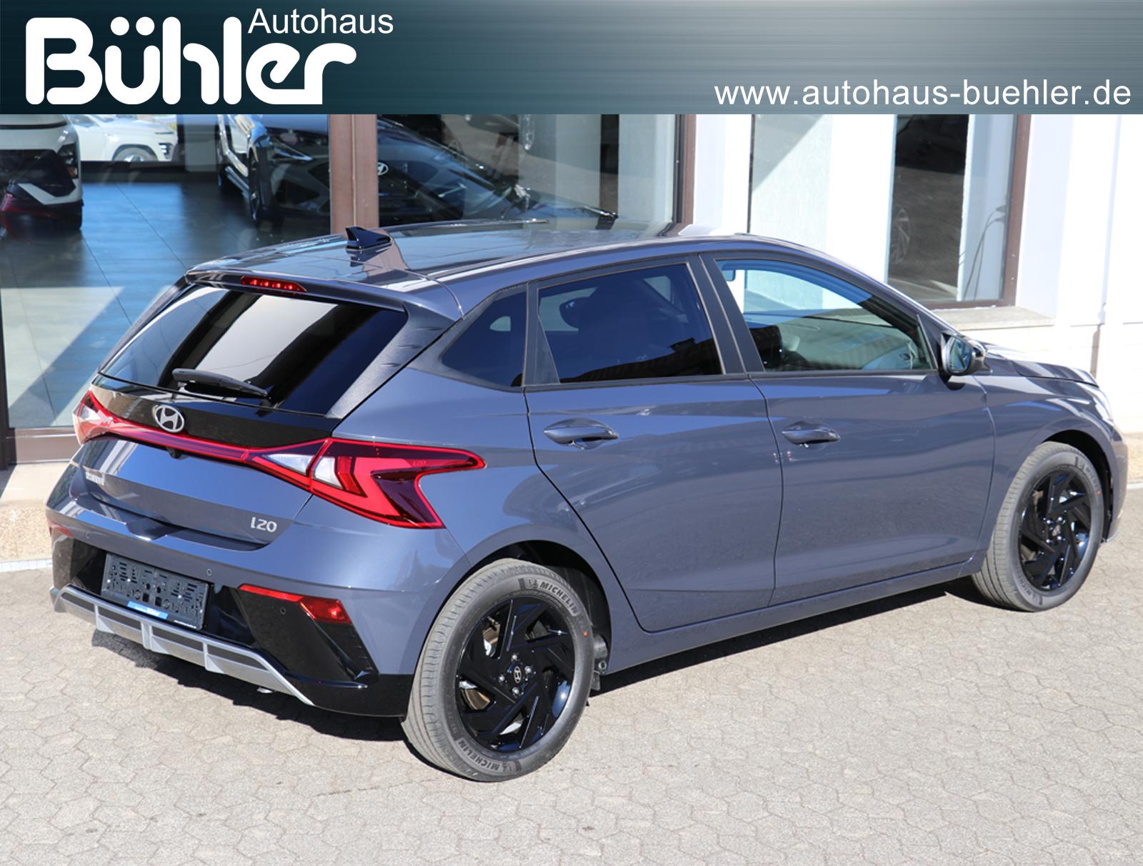 Hyundai i20 1.0 T-GDI Blackline - Aurora Grey Mineraleffekt
